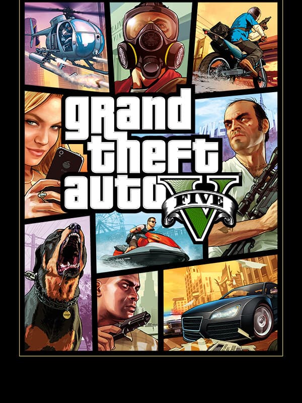 Capa de Grand Theft Auto V